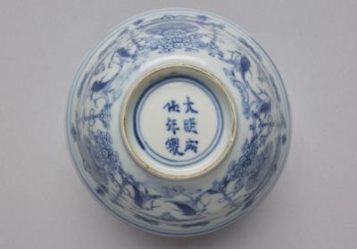 图片[3]-Teacup in underglaze blue with auspicious motifs, Ming dynasty, Wanli reign (1573-1620)-China Archive